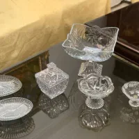 ظروف کریستال نو بدون استفاده همراه با جعبه