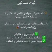 ثبت و تغییرات شرکت صایین