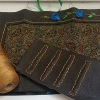 لوازم کیف پول زنانه دست دوز