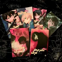 ۵ جلد کتاب ناول مانگا انیمه ای