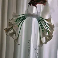 دسته گل عروس ترند گل های خاص دسته گل حنا|گل مصنوعی|مراغه, |دیوار