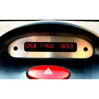 خدمات ساعت پژو و چراغ خطر طاقچه 206