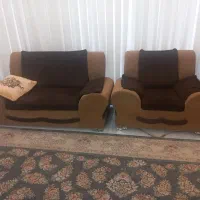 یک دست مبل ۷ نفره کارکرده|مبلمان خانگی و میز عسلی|نجفآباد, ویلاشهر|دیوار