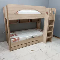 تخت دوطبقه زیبا مدل D-044|تخت و سرویس خواب|رشت, جانبازان|دیوار