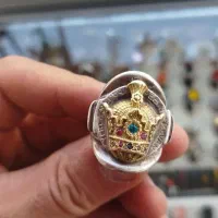 انگشتر نقره عتیقه تاج