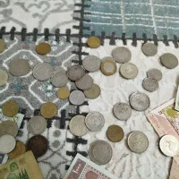 سکه نقره پول قدیمی عتیقه آنتیک کلکسیونی شیروخورشید|کلکسیون سکه، تمبر، اسکناس|تهران, یاخجی آباد|دیوار