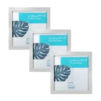 قاب عکس 3 تکه 30*30 سفید|تابلو، نقاشی، عکس|خرم‌آباد, |دیوار