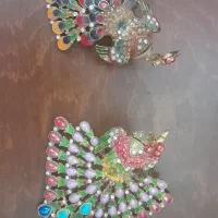 مجسمه جا حلقه‌ای طاووس
