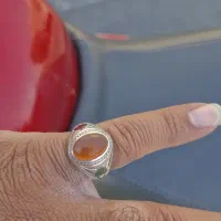 انگشتر عقیق رکاب دست