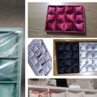 جعبه ‌و سینی کلکسیون ساعت و انگشتر