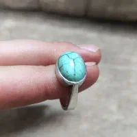 انگشتر فیروزه نقره