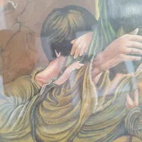 تابلوی نقاشی نفیس حضرت علی|تابلو، نقاشی، عکس|پردیس, فاز ۳|دیوار