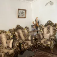 مبل سلطنتی ۹نفره با سه تامیز عسلی قیمت۳۰میلیون|مبلمان خانگی و میز عسلی|مرند, |دیوار