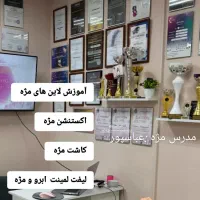 خدمات و آموزش کاشت مژه اکستنشن مژه لیفت درآموزشگاه|خدمات آرایشگری و زیبایی|برازجان, |دیوار