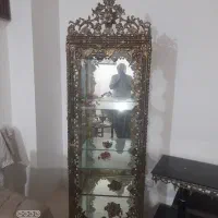 بوفا ساعت ومیزتلوزین برنجی|بوفه، ویترین، کنسول|سمنان, |دیوار