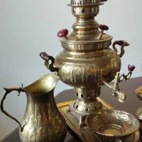 سرویس سماور زغالی|کلکسیون اشیاء عتیقه|بومهن, |دیوار