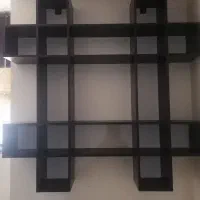 فروش دکور چوبی مناسب کتاب و وسایل تزئینی|کتابخانه، شلف، قفسه‌های دیواری|صدرا-فارس, فاز ۱|دیوار
