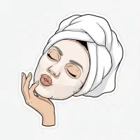 استیکر مناسب فشیالیست، اسکین تراپیست، تکنسین پوست