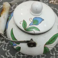 قوری لعابی طرح گل دار کتری|قوری، کتری، قهوه‌ساز دستی|تهران, آهنگ|دیوار