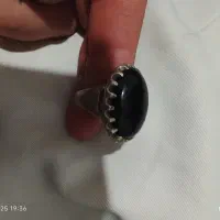 انگشتر نقره سنگ سیاه