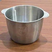 تیغه طلایی و ظرف خردکن استیل و پیرکس یدکی