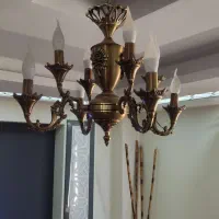 لوستر برنزی|لوستر و چراغ آویز|پردیس, فاز ۸|دیوار