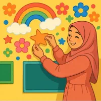 تولیدمحتواو لمینت ابزارو تزیین کلاس طبق سلیقه معلم|خدمات پیشه و مهارت|پرند, فاز ۲|دیوار