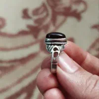 انگشتر زیبای جزع یمنی|جواهرات|نهاوند, |دیوار