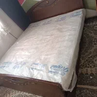 تخت ، دراور ، آینه ، تشک طبی فنری|تخت و سرویس خواب|مشهد, جانباز|دیوار