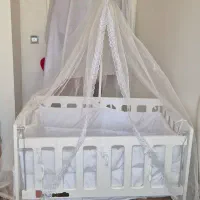 تخت خواب کنار مادر گهواره شو|تخت و صندلی بچه|مشکیندشت, |دیوار