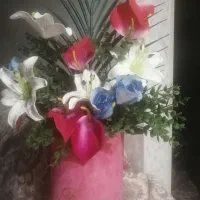 باکس گل مصنوعی زیبا،