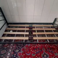 تخت یک نفره فلزی|تخت و سرویس خواب|تهران, بلورسازی|دیوار