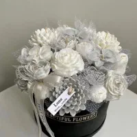 باکس گل شمع ماندگار