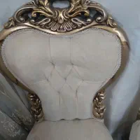 دوعدد مبل سلطنتی چوبی میزبان|مبلمان خانگی و میز عسلی|مشگین شهر, |دیوار
