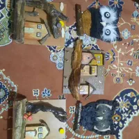 مجسمه چوب|مجسمه، تندیس، ماکت|ورامین, شهرک ولیعصر|دیوار