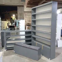 7قفسه داروخانه اجرا دکور مغازه پیشخوان کانتر کد888