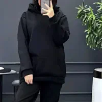 هودی ساده و زیپ دار