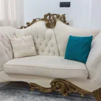 مبل ۹ نفره نیمه استیل
