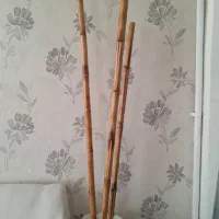 چوب بامبو وگلدان|گل مصنوعی|ملارد, |دیوار