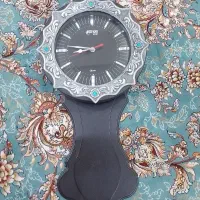 ست دکوری خاص ساعت دیواری طرح نقره و نگین فیروزه ای|ساعت دیواری و تزئینی|پردیس, فاز ۱۱|دیوار