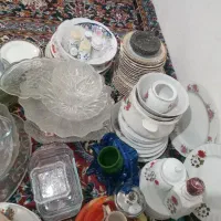 مقداری وسایل خانه یکجا|ظروف سرو و پذیرایی|بروجرد, |دیوار
