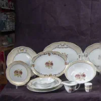 سرویس چینی ۱۸ نفره مقصود ۹۰ تیکه اکبند