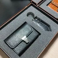 ست جاکارتی و جاسوئیچی چرم طبیعی|کیف، کفش، کمربند|اردبیل, |دیوار