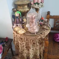 سماور ذغالی با پارچ و لیوان(ست کامل)