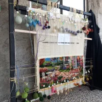 تابلو فرش نیمه کاره