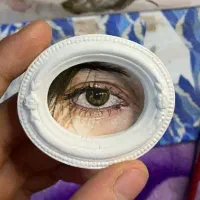 نقاشی چشم|تابلو، نقاشی، عکس|قم, انصارالحسین|دیوار