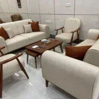 مبل مینیمال هشت نفره با پارچه لینا|مبلمان خانگی و میز عسلی|مشهد, طبرسی شمالی|دیوار