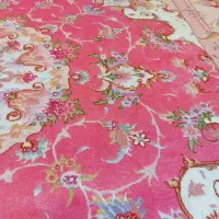 فرش دستباف تبریز مربع گل ابریشم ۲*۲رنگ خاص|فرش|تهران, بازار|دیوار