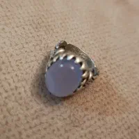 انگشتر عقیق کبود یمنی