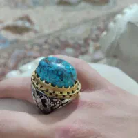 انگشتر فیروزه نیشابوری رگه عنکبوتی محک کلکسیونی|جواهرات|تهران, آرژانتین|دیوار